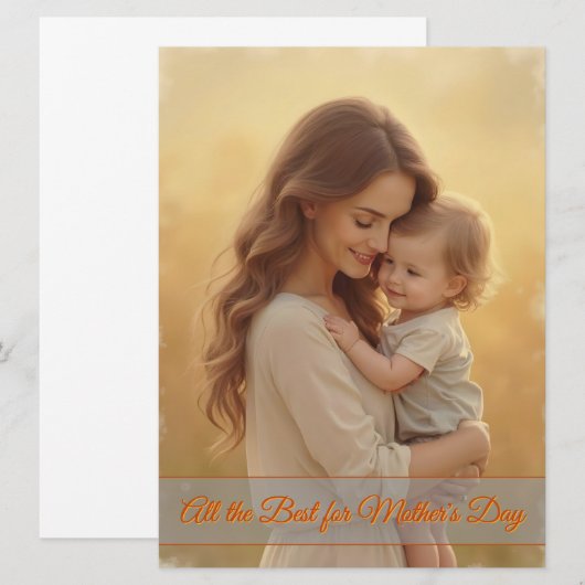 Moederdag Love - Een moment van pure vreugde (Voorkant / Achterkant)