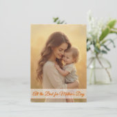 Moederdag Love - Een moment van pure vreugde (Staand voorkant)
