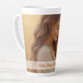 Moederdag Love - Een moment van pure vreugde Latte Mok (Linkerhoek)