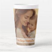 Moederdag Love - Een moment van pure vreugde Latte Mok (Voorkant)