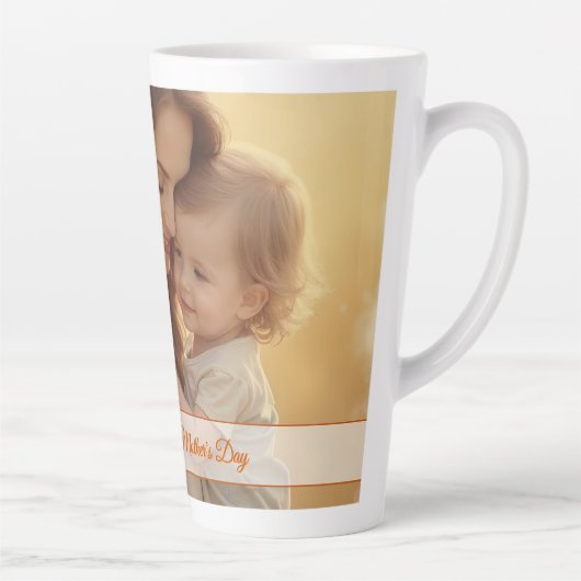 Moederdag Love - Een moment van pure vreugde Latte Mok (Rechts)