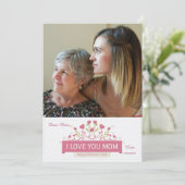 Moederdag Love-fotokaart Kaart (Staand voorkant)