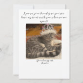 Moederdag Love of a Bad Cat Kaart (Achterkant)