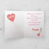 Moederdag Love of Labradoodle Dog Kaart (Binnen)