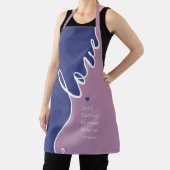 Moederdag Love Personalized Names Schort (Insitu)