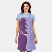 Moederdag Love Personalized Names Schort (Gedragen)