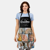 Moederdag Love You Grandma Photo Apron Schort (Gedragen)