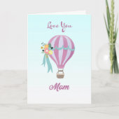 Moederdag Luchtballon Kaart (Voorkant)