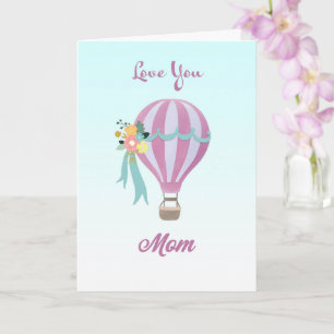Moederdag Luchtballon Kaart