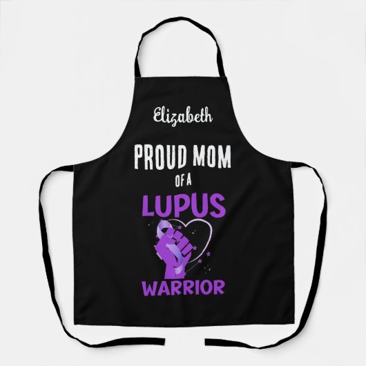 Moederdag LUPUS WARRIOR Trots Mam Schort (Voorkant)
