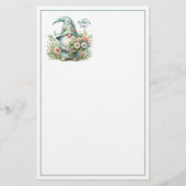 Moederdag Magic: Whimsical Gnome Delight Briefpapier (Voorkant)