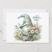 Moederdag Magie: Whimsical Kabouter Delight Feestdagenkaart (Voorkant)