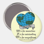 Moederdag Magneet (Voorkant / Achterkant)