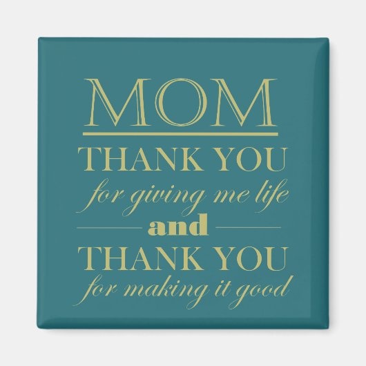 Moederdag Magnet (Voorkant)