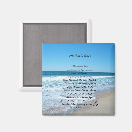 Moederdag Magnet (Voorkant / Achterkant)