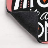 moederdag Mam da Bomb Modern Typography Cute Muismat (Hoek)