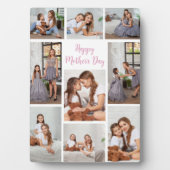  Moederdag mam dochter collage foto Fotoplaat (voorkant)