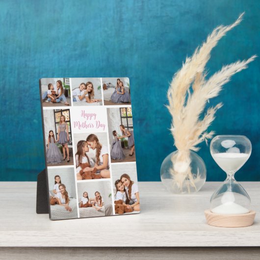  Moederdag mam dochter collage foto Fotoplaat (Zijkant)