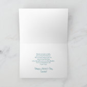 Moederdag mam - dochter - hart en Rozen Kaart (Binnen)