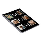 Moederdag Mam Familie Kind 6 Foto Collage Notitieboek (Rechterzijde)
