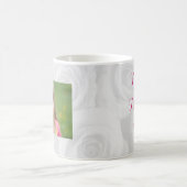 Moederdag Mam Floral  Typografie Foto Koffiemok (Center)