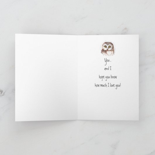 Moederdag, mam, mam, Cute Owl Humor Kaart (Binnen)