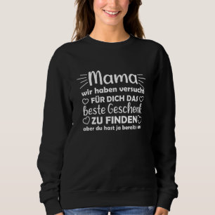 Moederdag mama is de beste cadeautjes voor moeder. trui