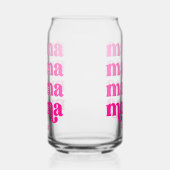 Moederdag mama roze modern elegant stijlvol blikvorm glas (Links)