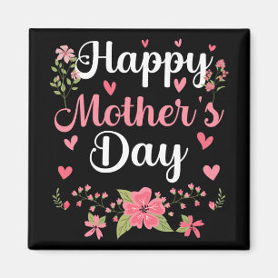 Moederdag mama Schattigee bloemenvrouwen voor mama Magneet