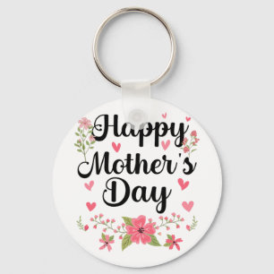 Moederdag mama Schattigee bloemenvrouwen voor mama Sleutelhanger