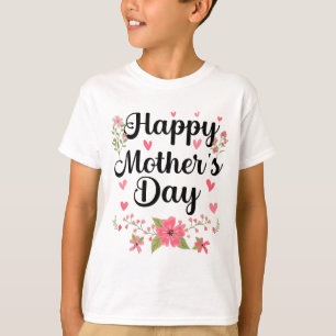 Moederdag mama Schattigee bloemenvrouwen voor mama T-shirt