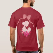 Moederdag Mama Shark T-Shirt (Achterkant)