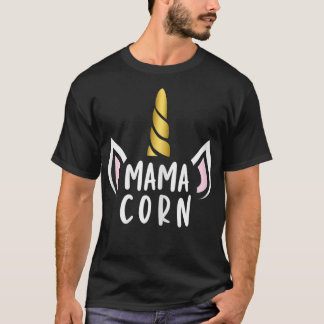 Moederdag Mamacorn Mammie Unicorn Geweldige T-shirt