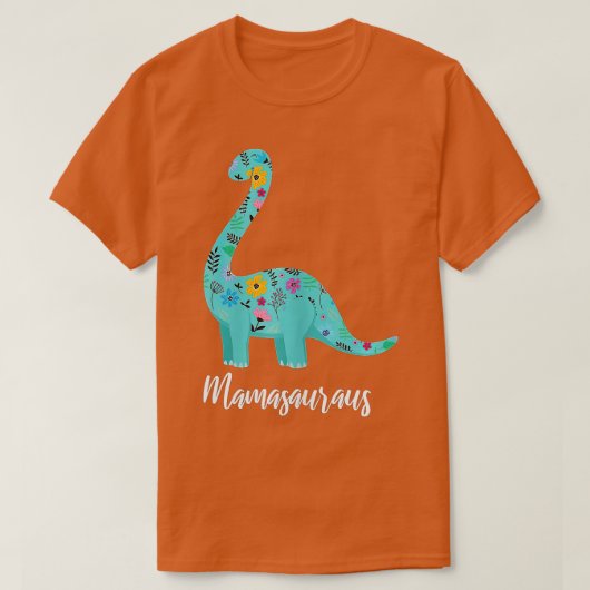 Moederdag Mamasaurus Dinosaur T-shirt (Design voorkant)