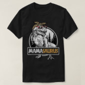 Moederdag Mamasaurus T re Dinosaur Funny Mama Sa T-shirt (Design voorkant)