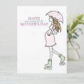 Moederdag mammie om Floral te worden (Staand voorkant)