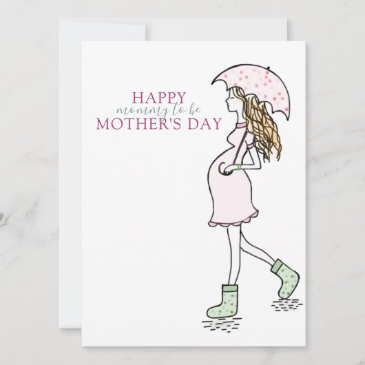 Moederdag mammie om Floral te worden (Voorkant)