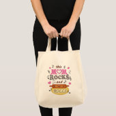 moederdag/Mam's Birthday Rock & Bake Bag Tote Bag (Voorkant (product))
