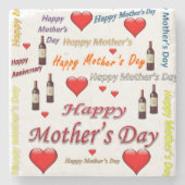 Moederdag Marble Stone Onderzetter (Voorkant)