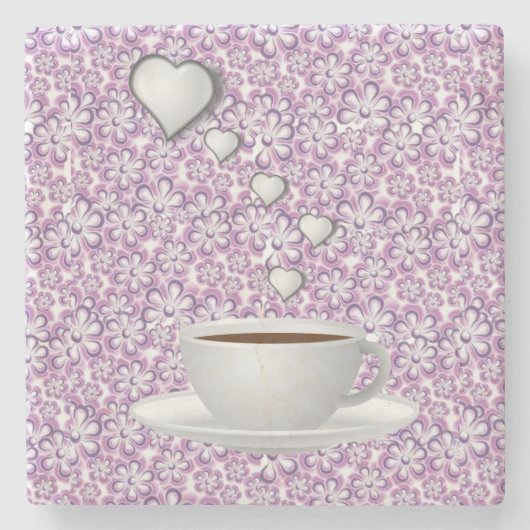 Moederdag Marble Stone Onderzetter (Voorkant)