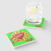 Moederdag Marble Stone Onderzetter (Zijkant)