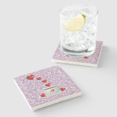 Moederdag Marble Stone Onderzetter (Zijkant)