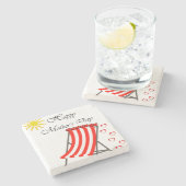 Moederdag Marble Stone Onderzetter (Zijkant)