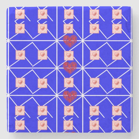 Moederdag Marble Stone Onderzetter (Voorkant)