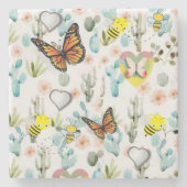 Moederdag Marble Stone Onderzetter (Voorkant)