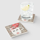 Moederdag Marble Stone Onderzetter (Zijkant)