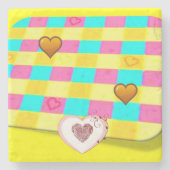 Moederdag Marble Stone Onderzetter (Voorkant)