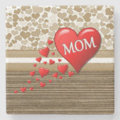 Moederdag Marble Stone Onderzetter (Voorkant)