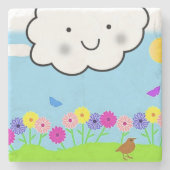 Moederdag Marble Stone Onderzetter (Voorkant)