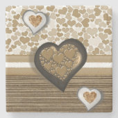 Moederdag Marble Stone Onderzetter (Voorkant)